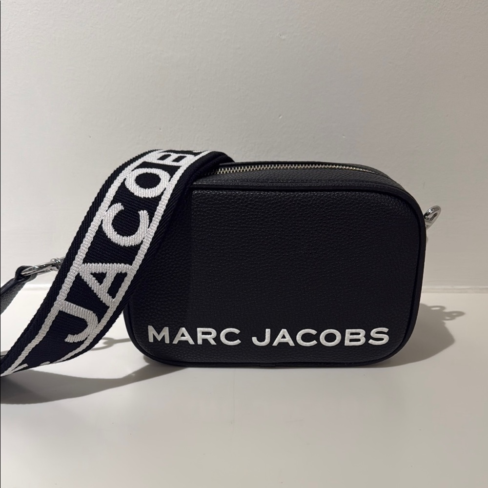 Marc Jacobs Black and White Crossbody Camera Bag